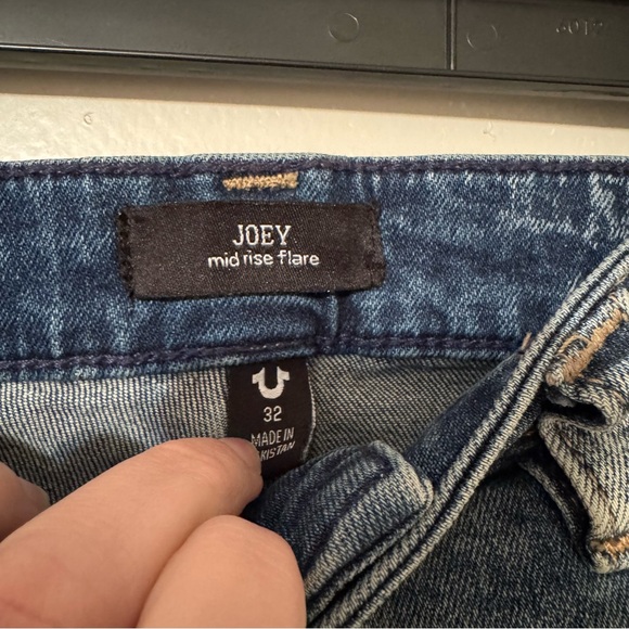 True Religion Joey Mid Rise Flare Jeans - Picture 2 of 5